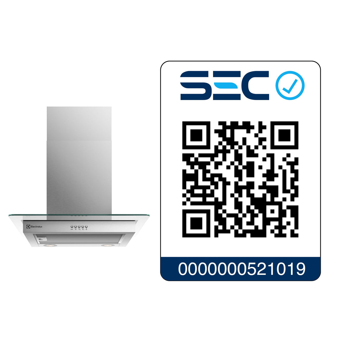 Campana Cocina Pared Decorativa CE9VX Inox Electrolux