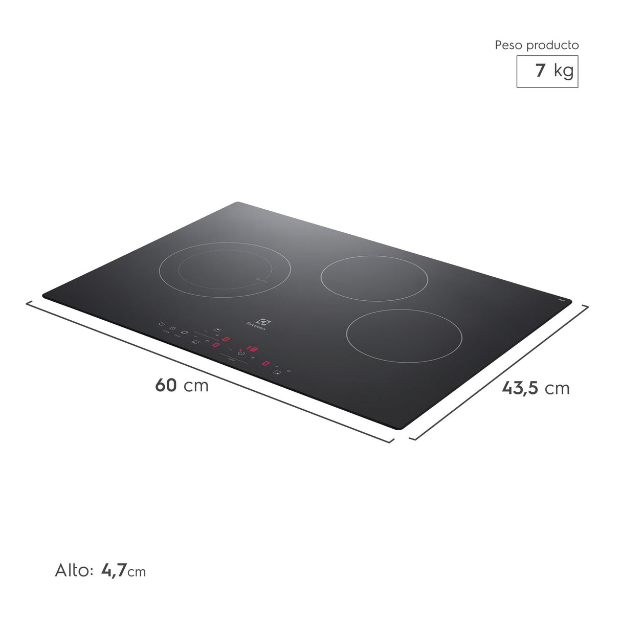 Encimera Vitrocerámica VE6DT Electrolux