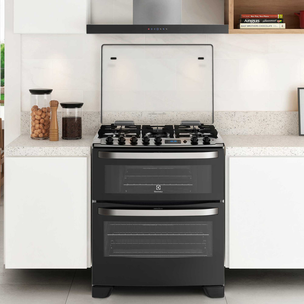 Cocina Experience Doble Horno y Timer Digital Electrolux