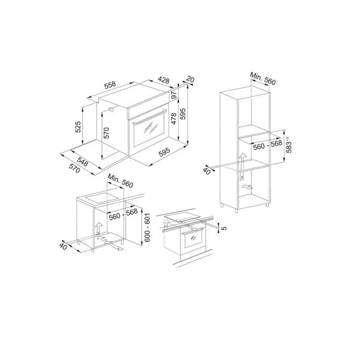 Horno Convección FMA 86 H XS Franke
