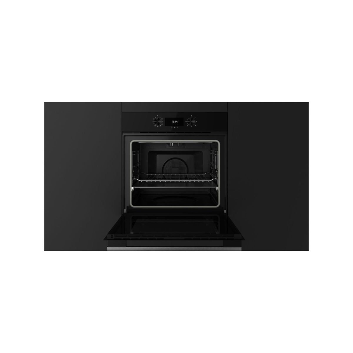 Horno Empotrable 70L HLB 8400 FBK HydroClean Full Black Teka