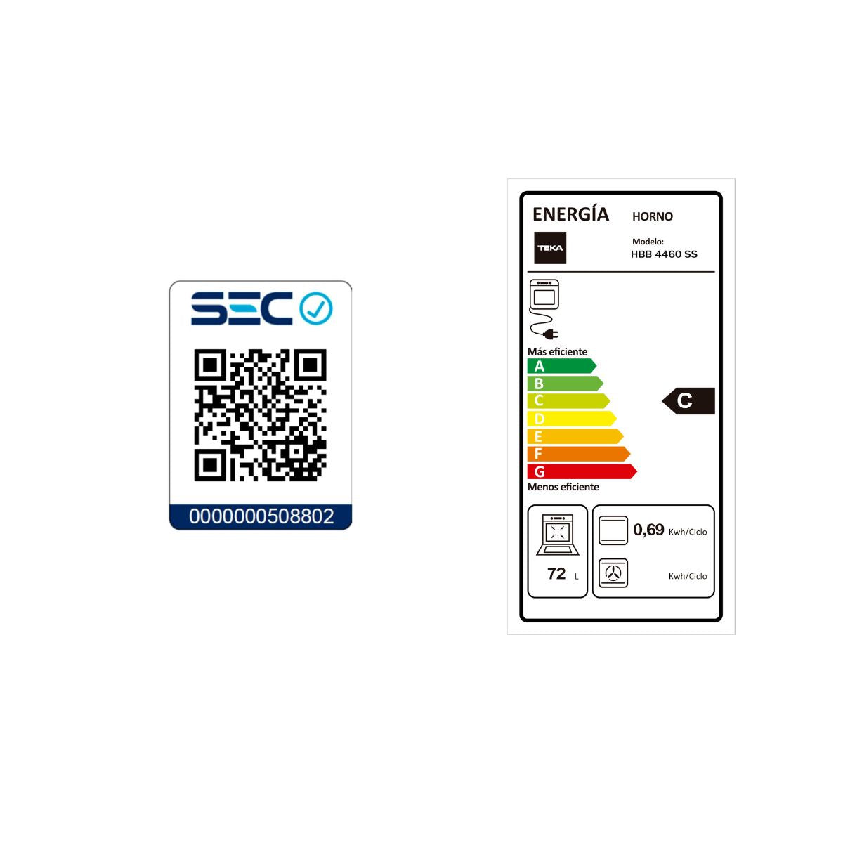 Horno Empotrable 72 L Serie NEO HBB 4460 SS Teka