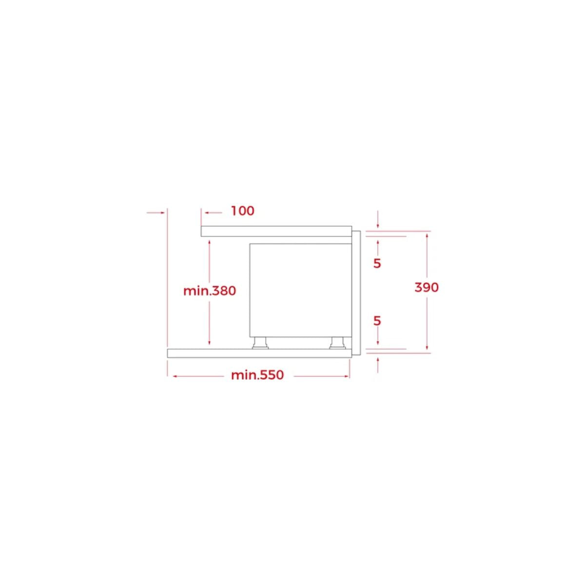 Microondas Integrable con Grill ML 8220 BIS L FBK 22 L Teka