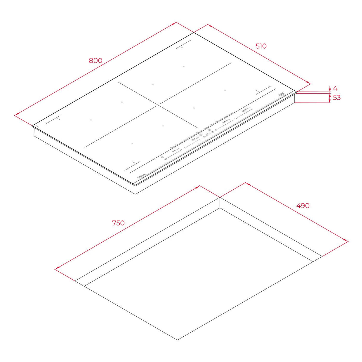 Encimera Inducción Home IZF 88770 Teka