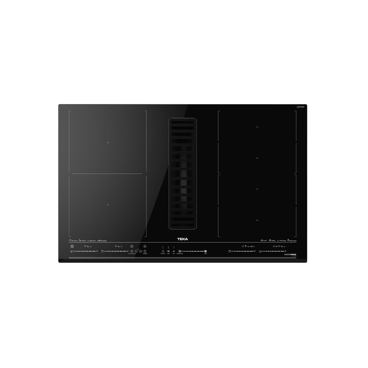 Encimera Inducción AFF 87600 MST BK con Campana Integrada Teka