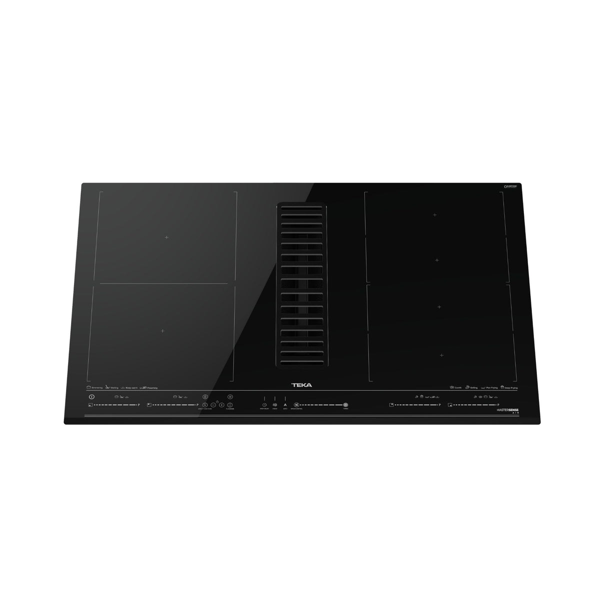 Encimera Inducción AFF 87600 MST BK con Campana Integrada Teka