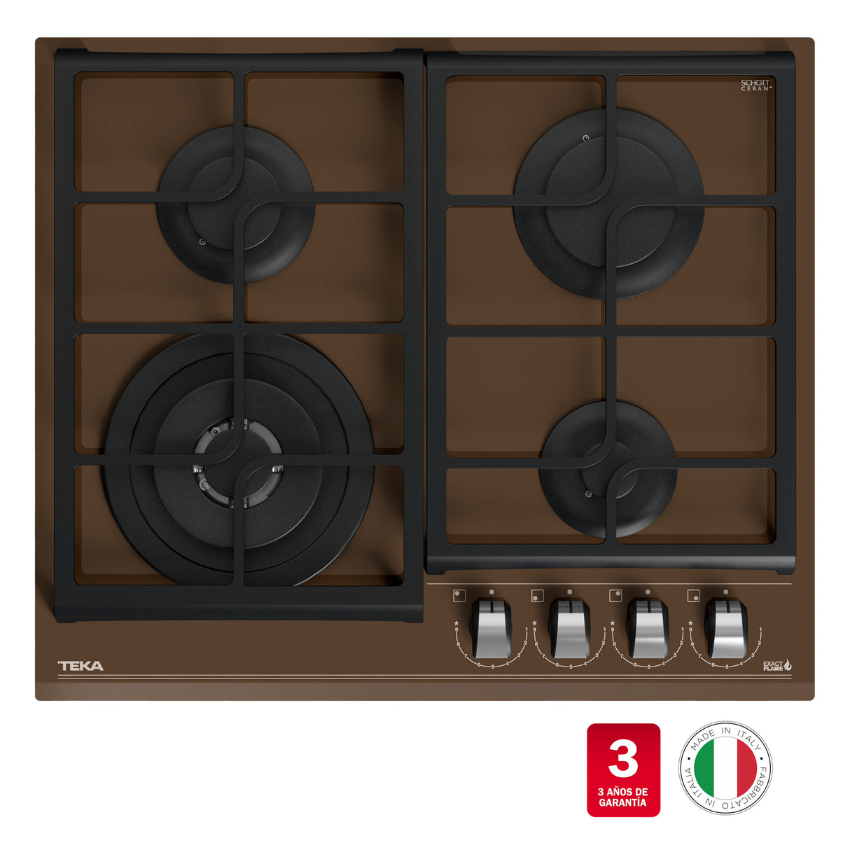 Encimera Urban Colors Teka Cristal Gas GZC 64320 XBB LB