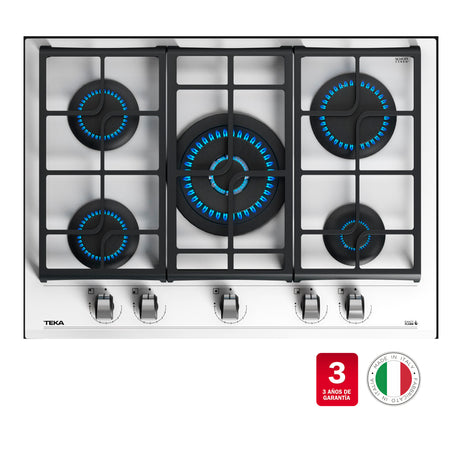 Encimera Urban Colors Teka Cristal Gas GZC 75330 XBB WH