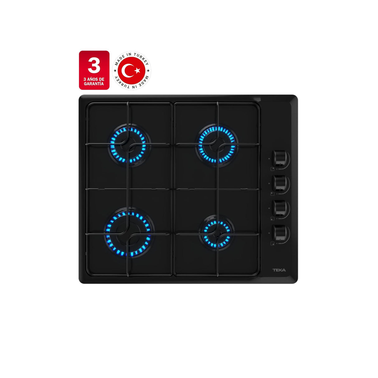 Encimera a gas HLX 640 KBA Teka