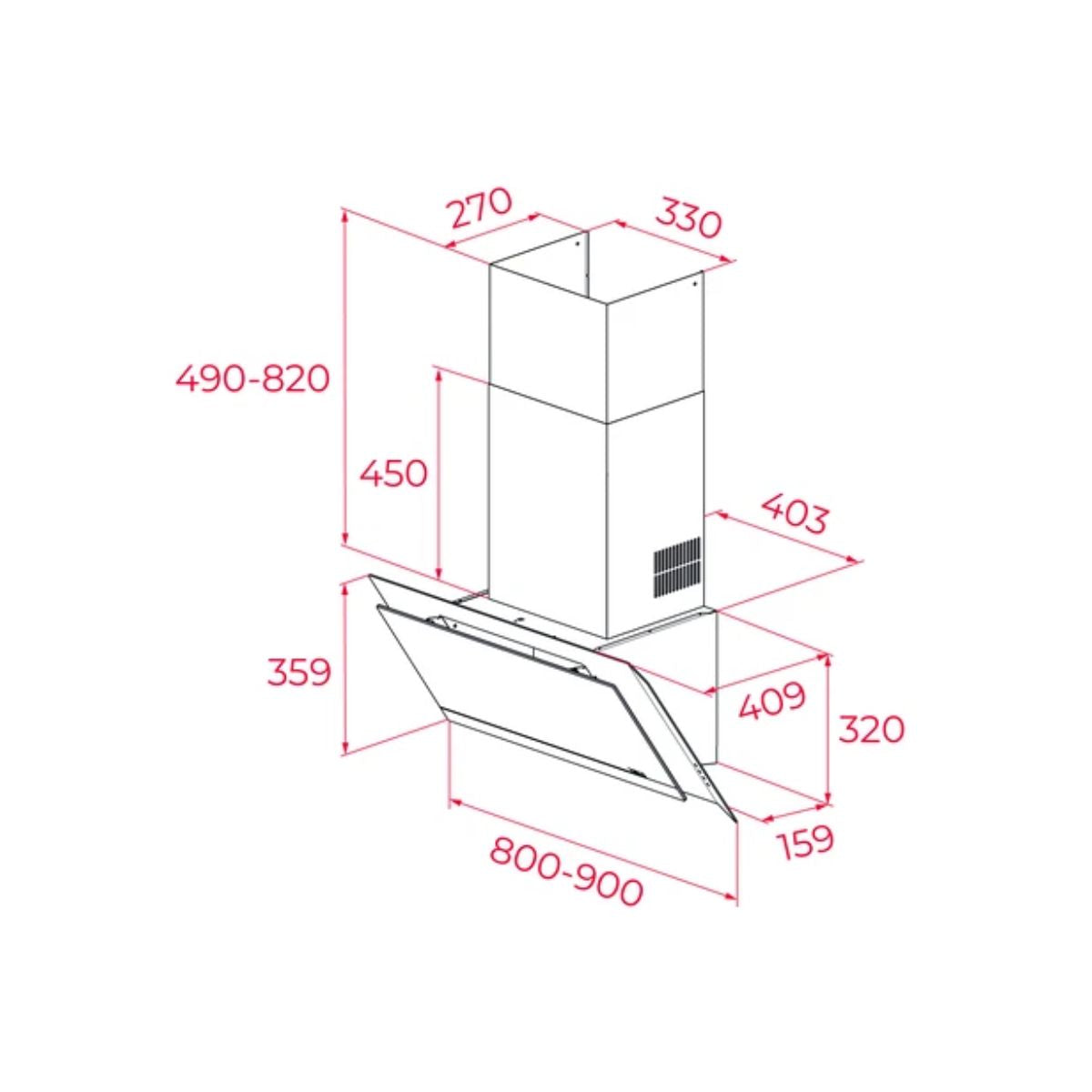 Campana Decorativa DVI 98 Infinity G1 Teka
