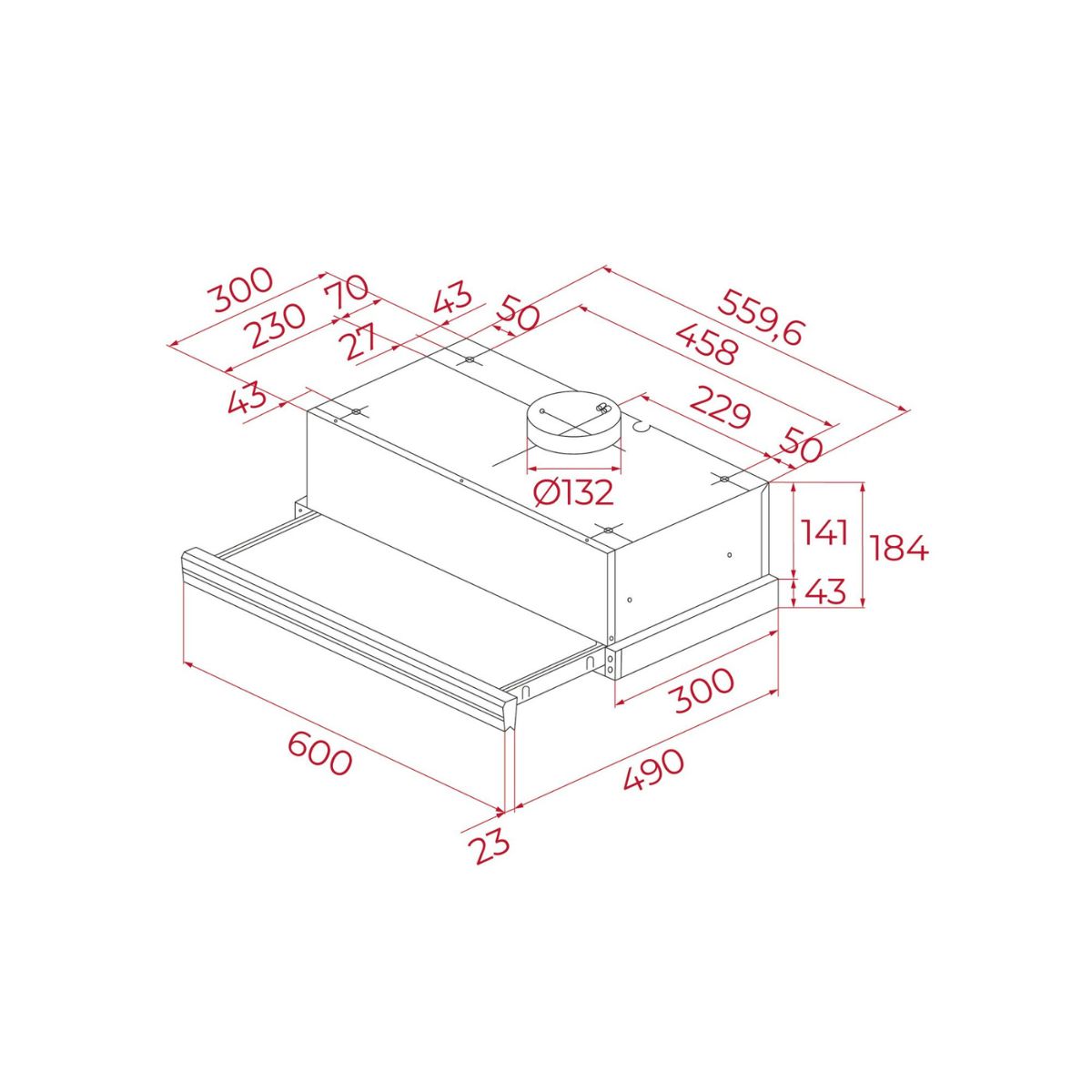Campana Telescópica CNL‑6415 Plus Infinity G1 60 cm Teka