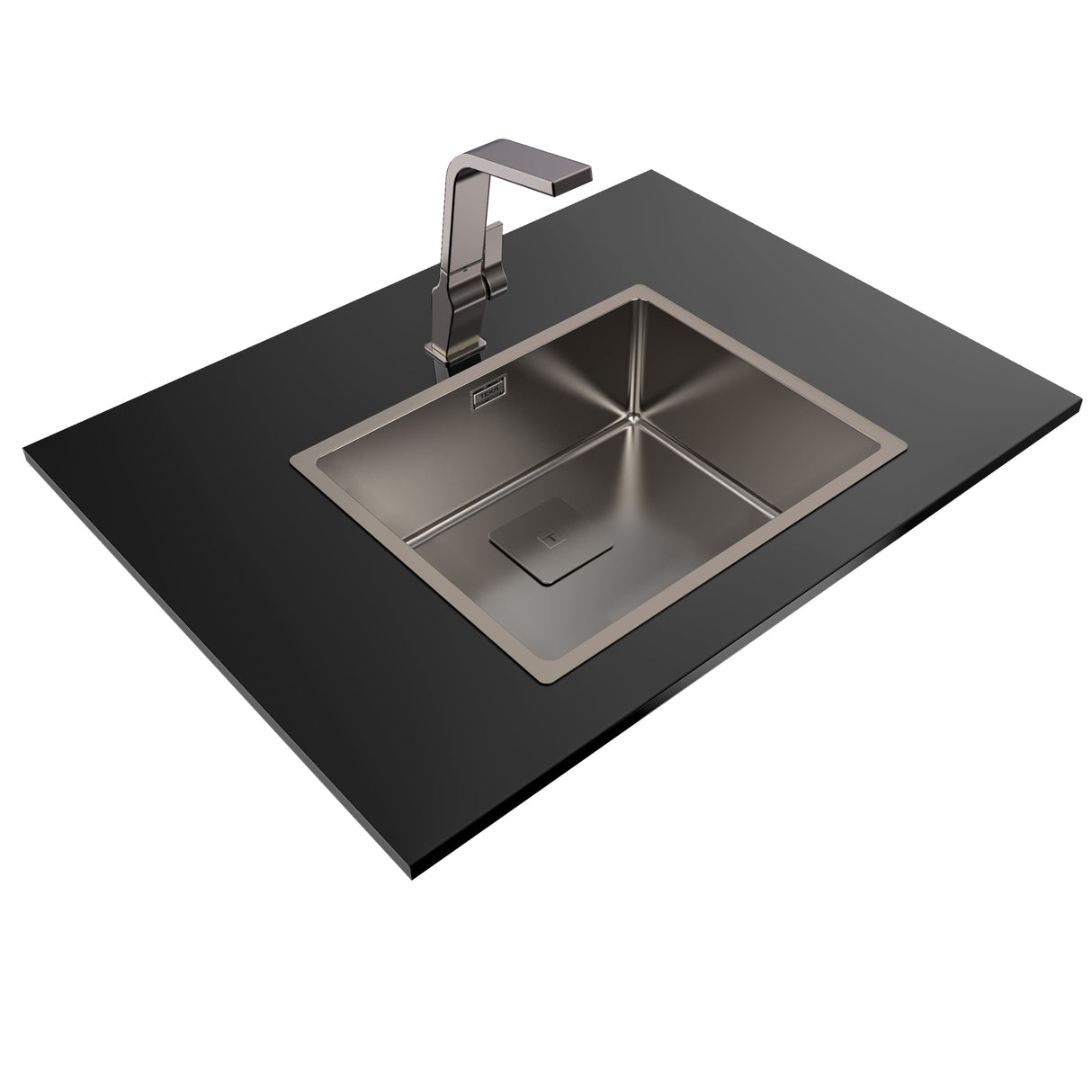 Lavaplatos Flex Línea RS15 50.40 PVD Titanium Teka