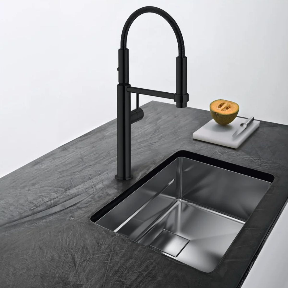 Grifería Pescara 360° Cromado Semi‑Pro Franke