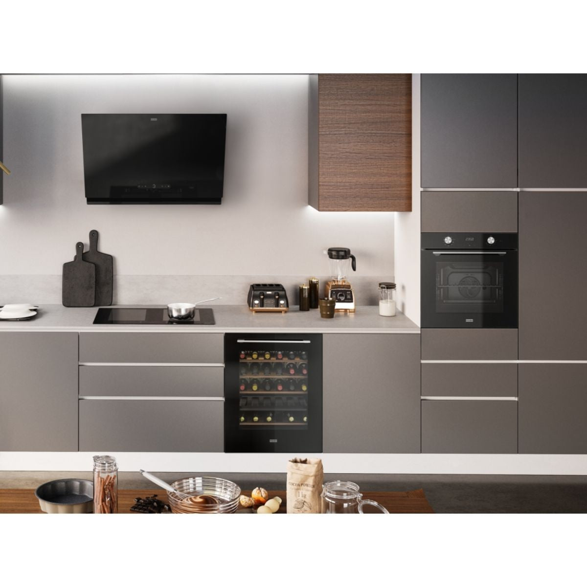 Vinoteca Integrable Maris FMA 36 WCR BK 36 Botellas Franke