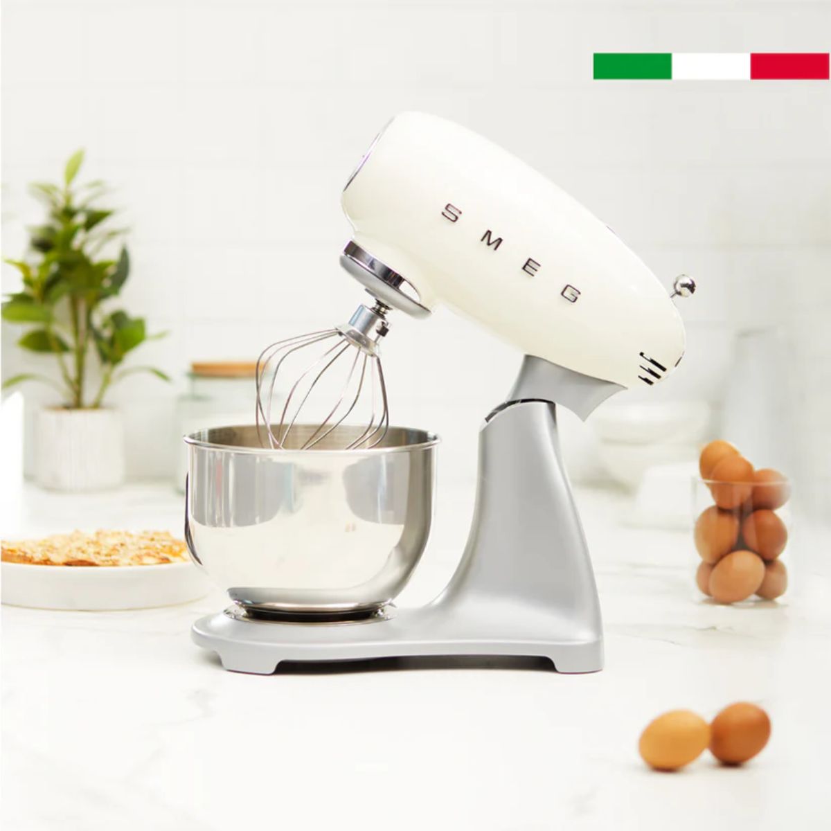 Batidora Stand Mixer 800 W SMF02PGEU Retro Smeg