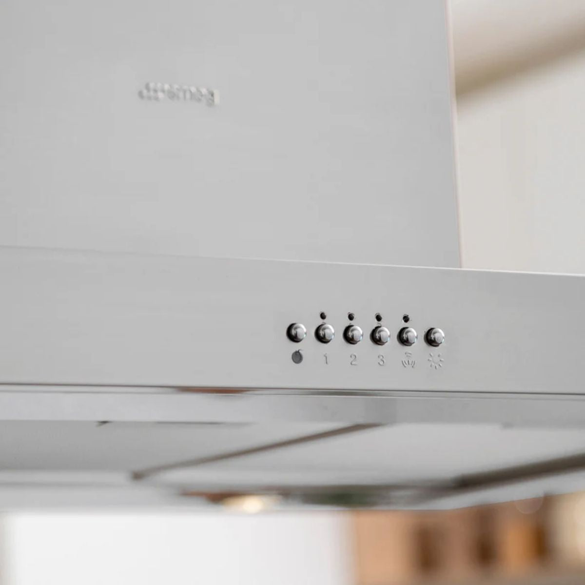 Campana Decorativa Isla 90 cm KI90XE Acero Inox Smeg