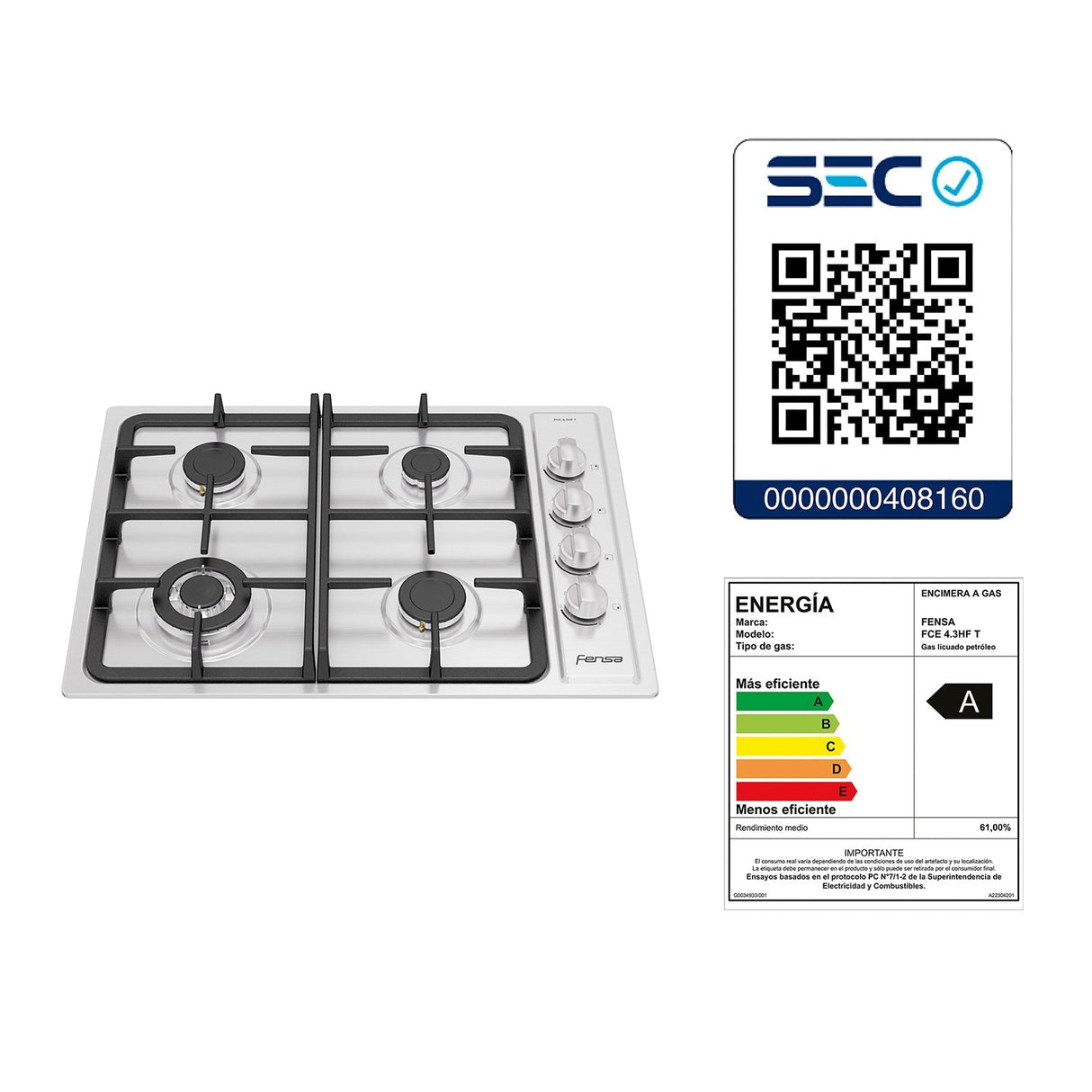 Encimera FCE 4.3HF T Fensa