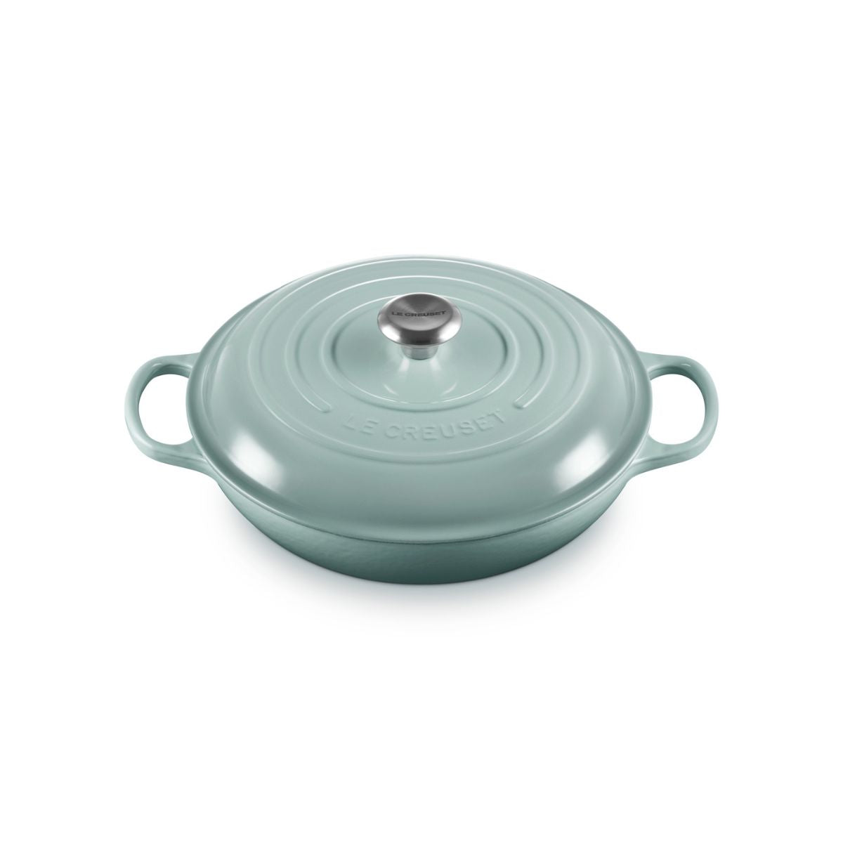 Cacerola Baja 30 cm Sea Salt Le Creuset