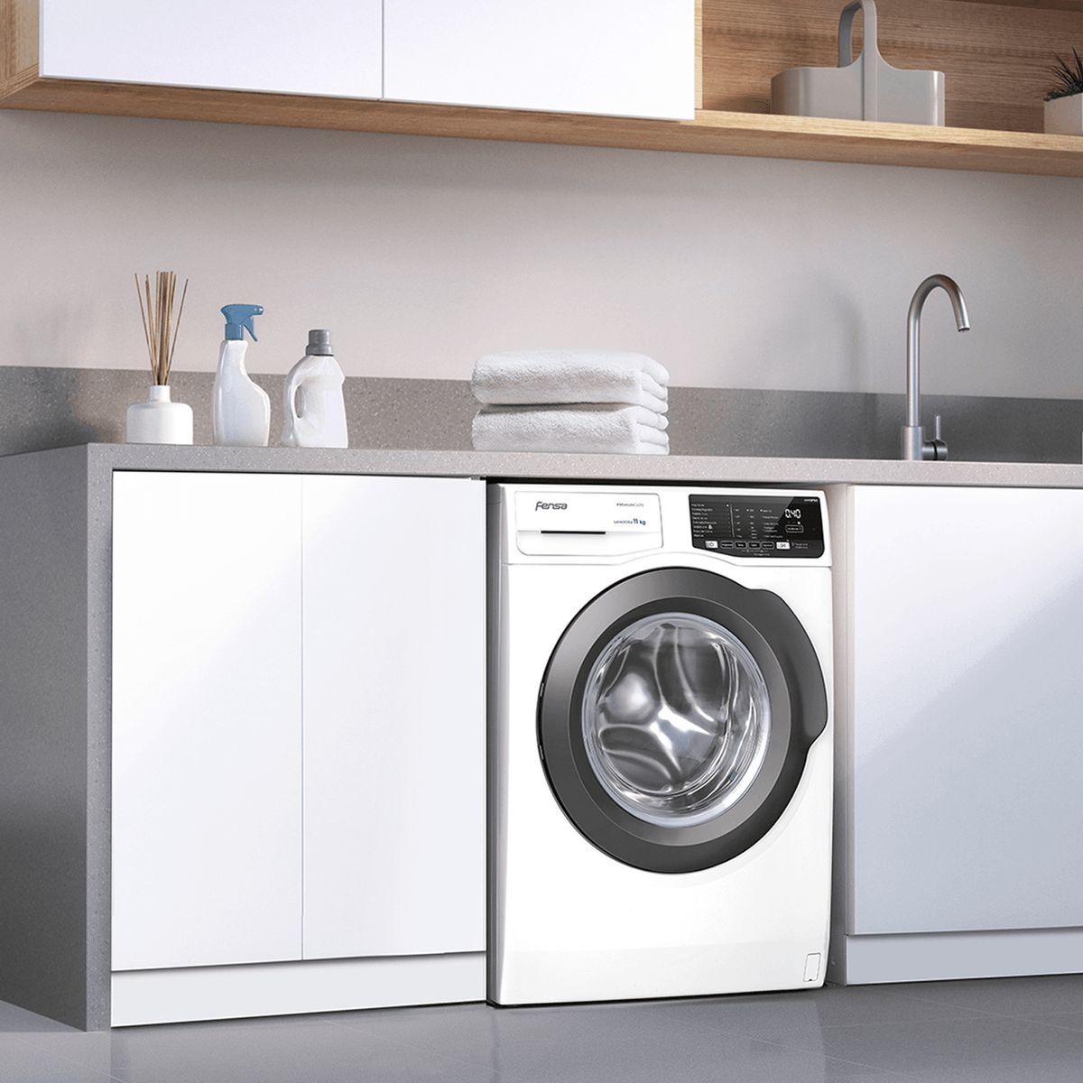 Lavadora Frontal Premium Care 11W 11 kg Fensa