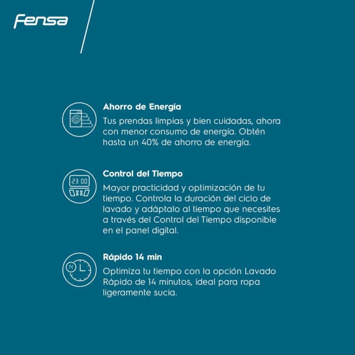 Lavadora Automática Premium Care 14SZ 14 kg Fensa