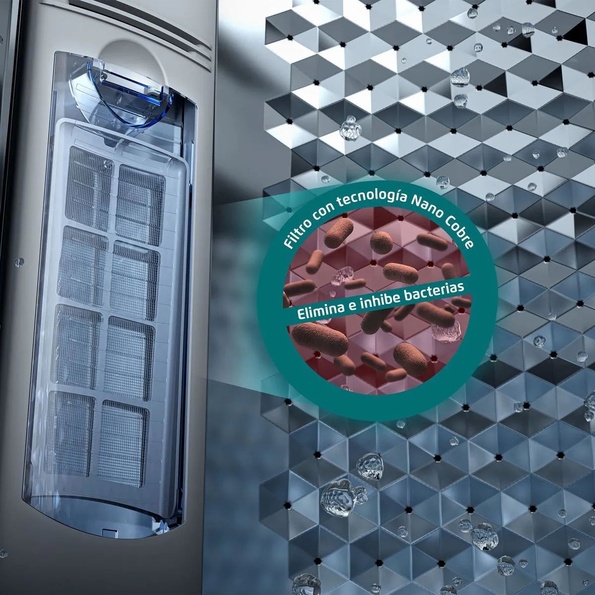 Lavadora Automática Premium Care 18 Black 18 kg Fensa