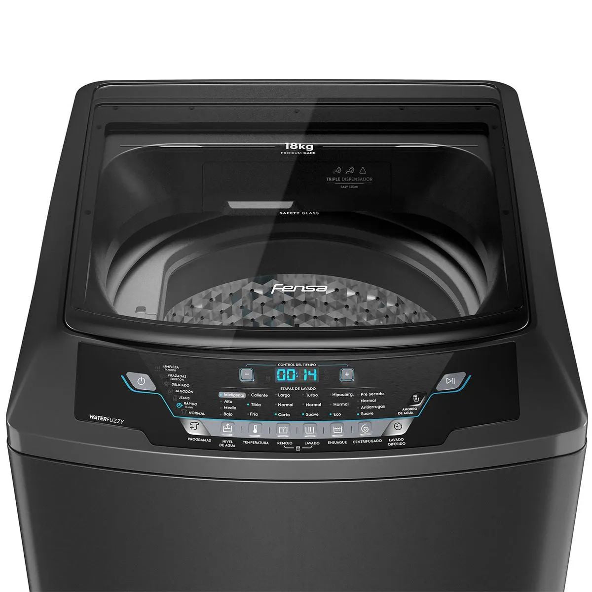 Lavadora Automática Premium Care 18 Onix 18 kg Fensa