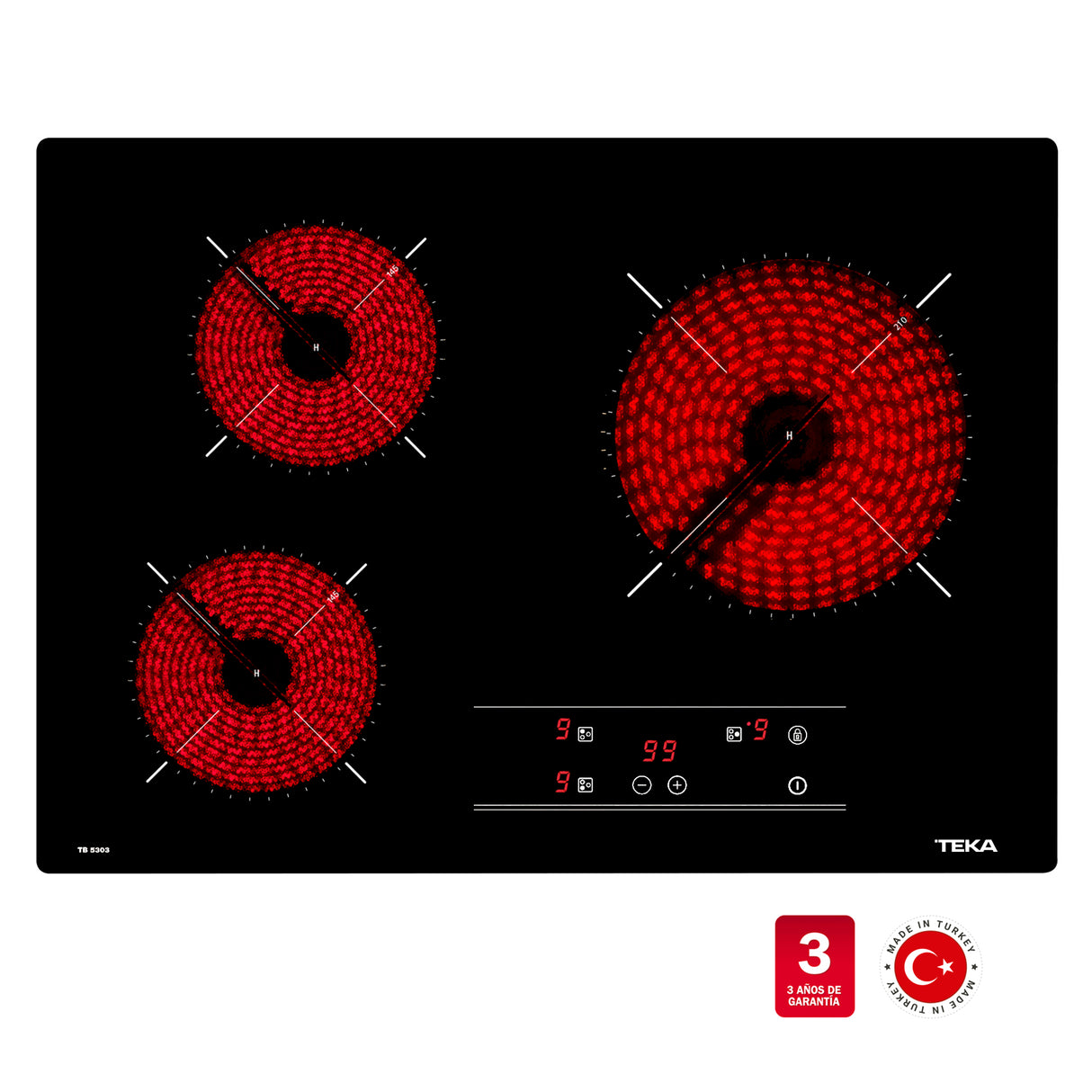Encimera Teka TB 5303 Vitrocerámica