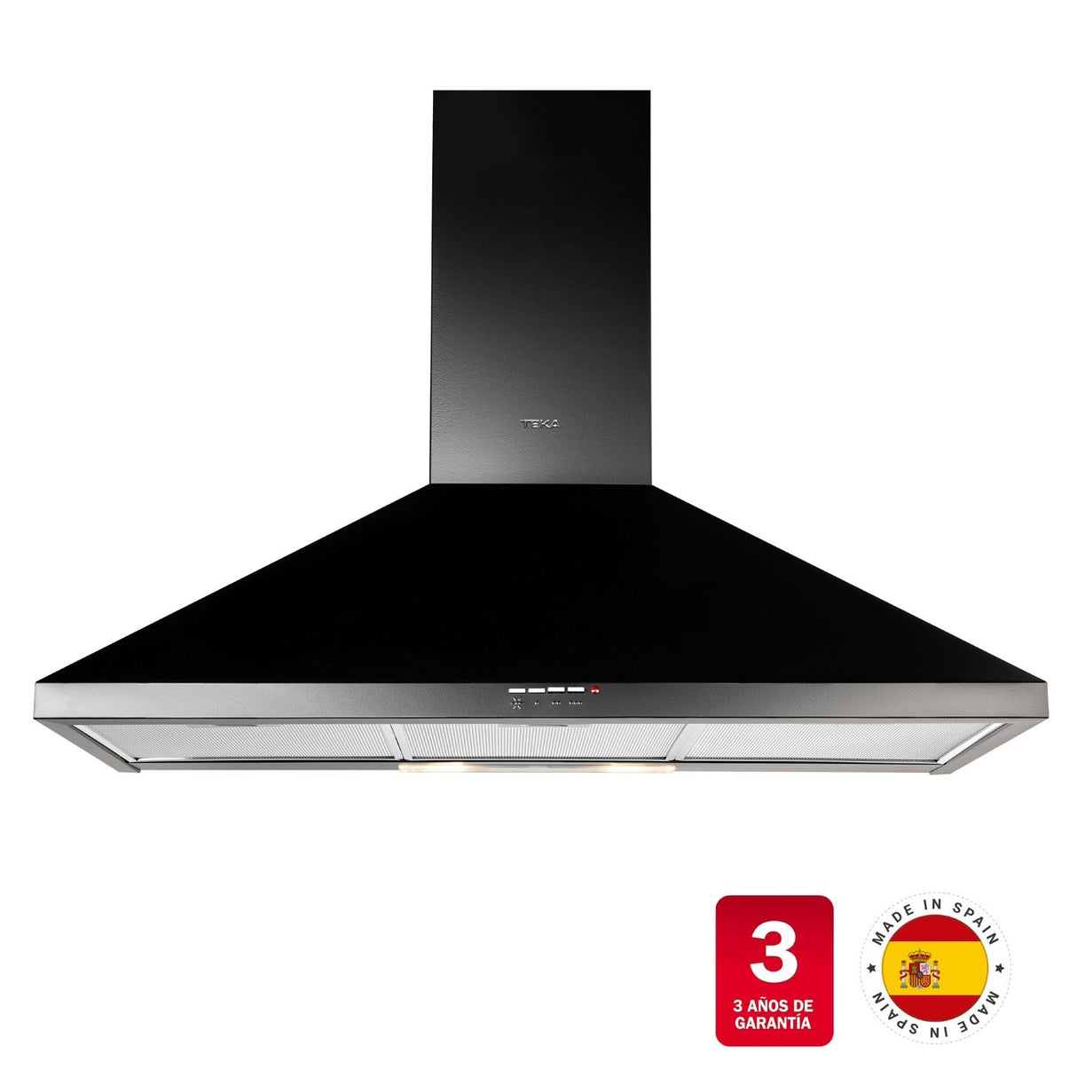 Campana Decorativa Mural DBB 60-70-90 Negra Teka