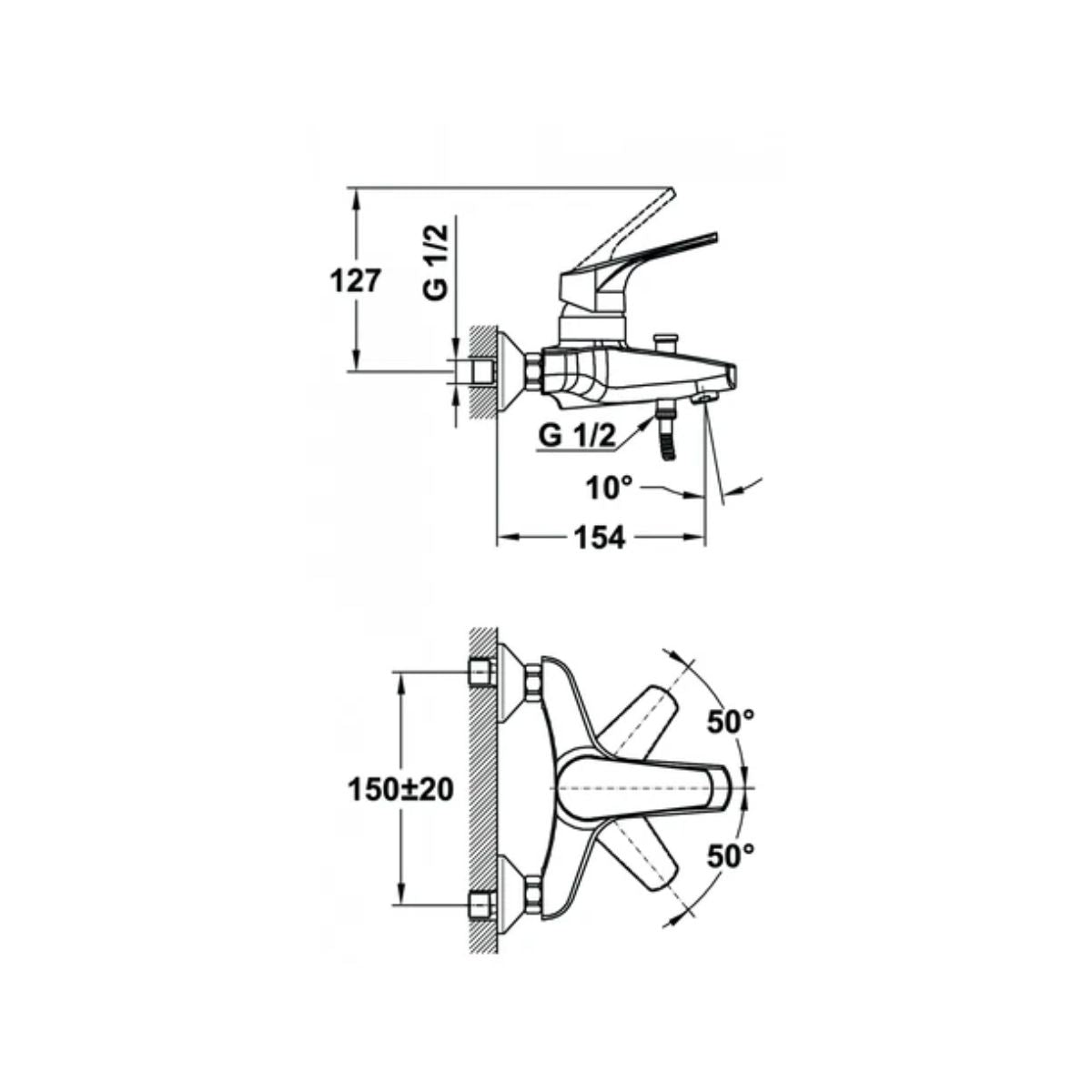 Grifo MT PLUS Baño Ducha Teka