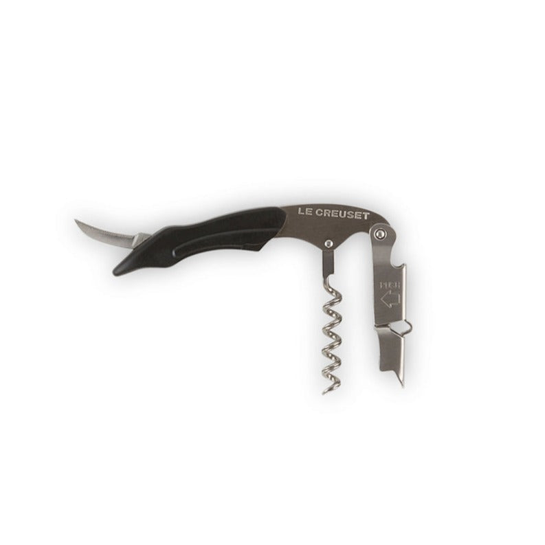 Descorchador Wt-110 Sommelier 2 Tiempos Negro Le Creuset