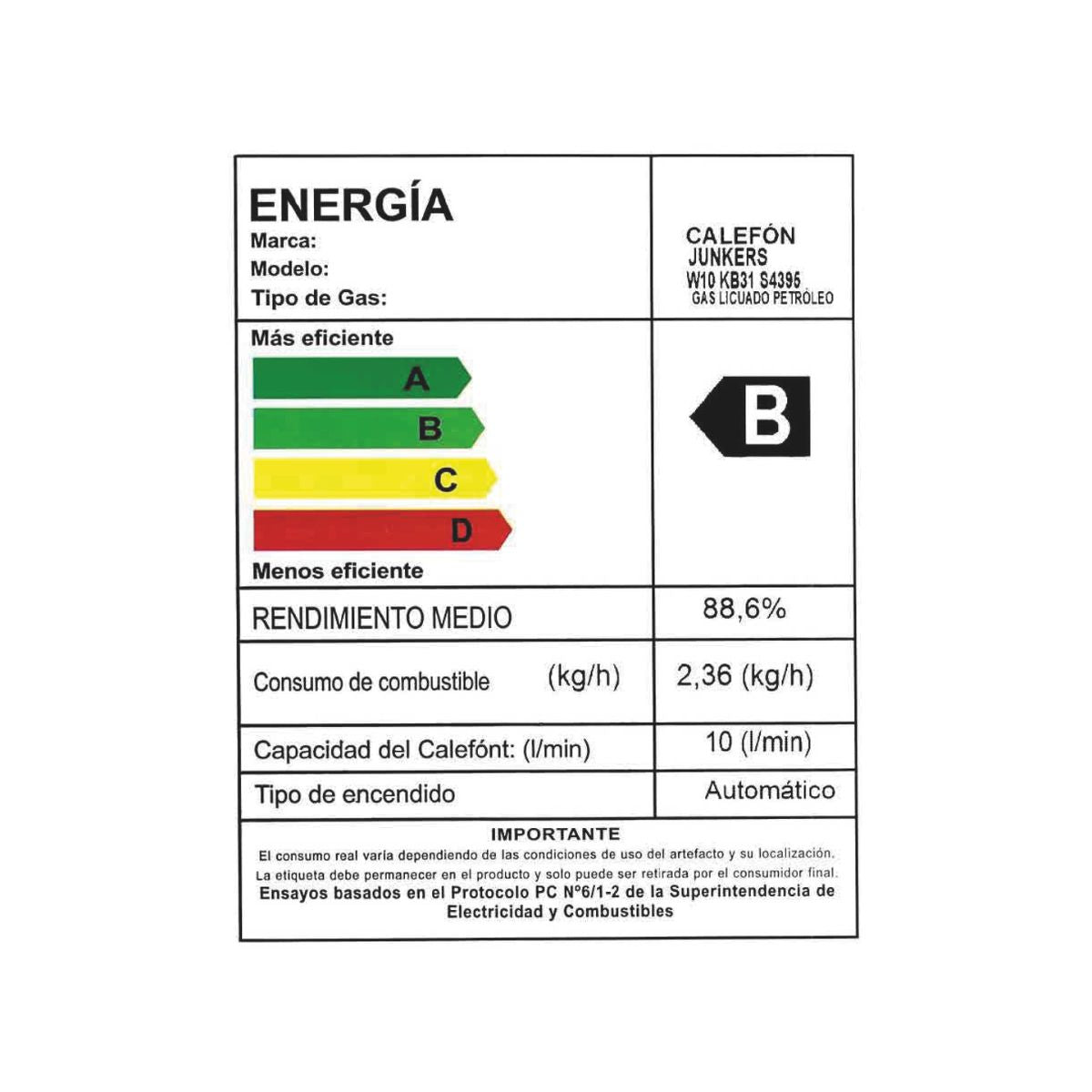 Calefont Ionizado 10L-13L HydroBattery-Smart C Junkers