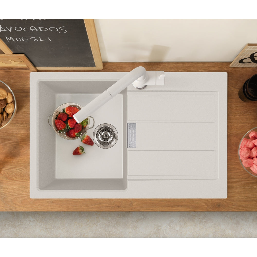 Grifería Urban nozzle L-spout side HP PW Blanco Franke