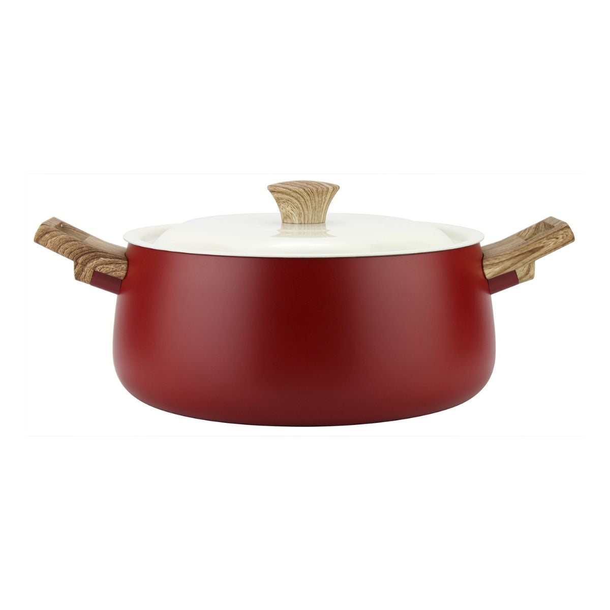 Batería de Cocina de Aluminio Forjado 7 Piezas Antiadherente Eco Cerámico Biella Fantuzzi