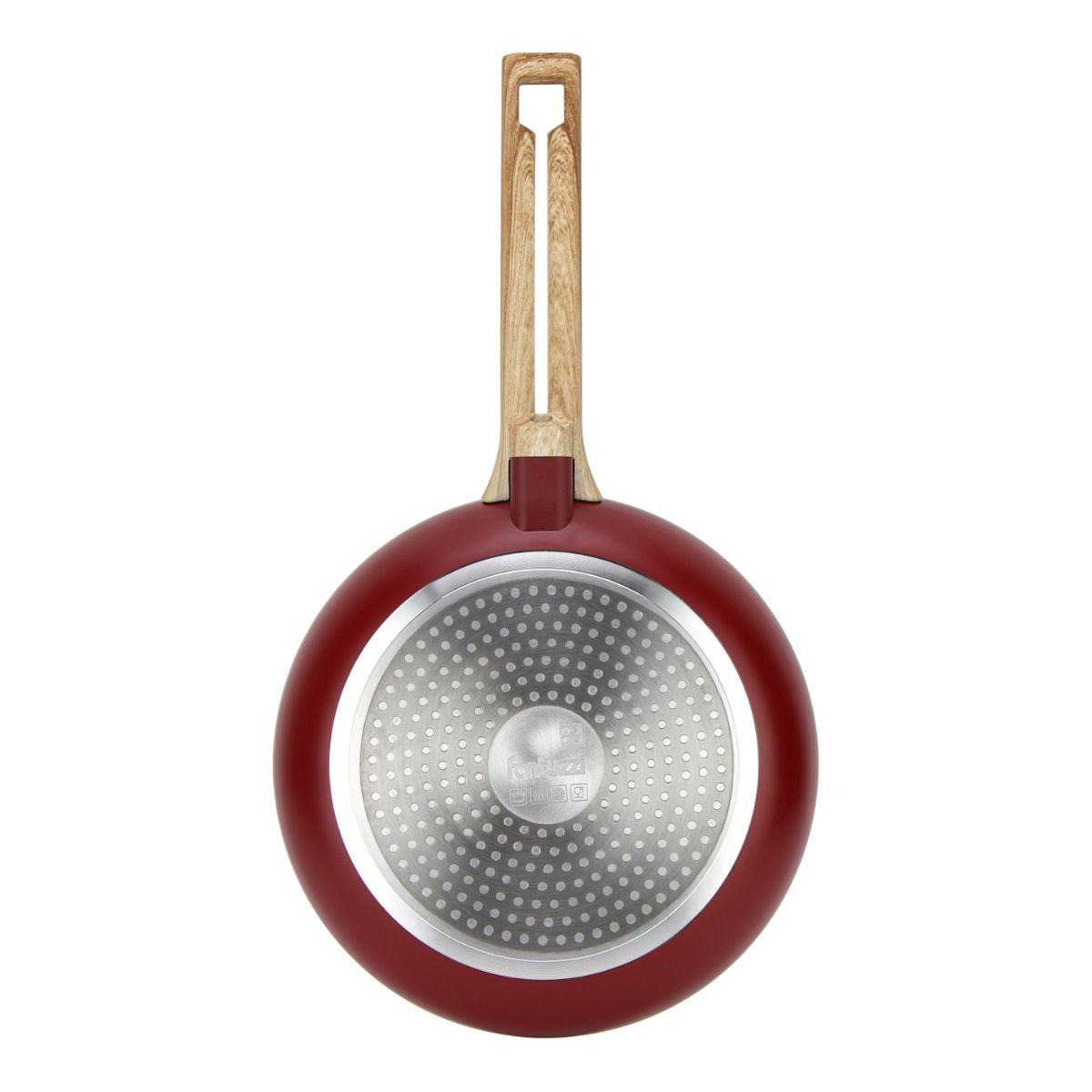 Batería de Cocina de Aluminio Forjado 7 Piezas Antiadherente Eco Cerámico Biella Fantuzzi