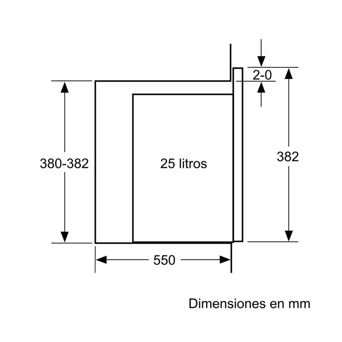 Microondas con Grill 25 Lts Serie 6 BEL554MS0 Bosch