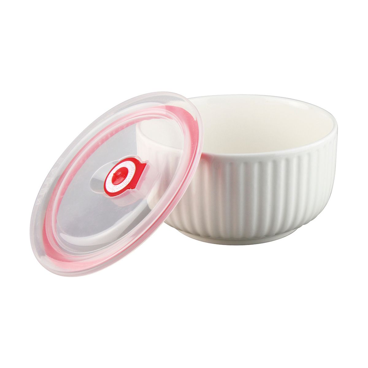 Set de 6 Bowls de Porcelana con Tapa Hermética Fantuzzi