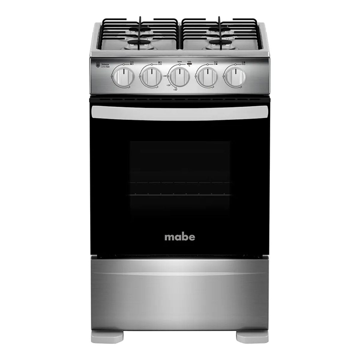 Cocina de Piso a Gas 51 cm Inox CMC20AXX-2 Mabe