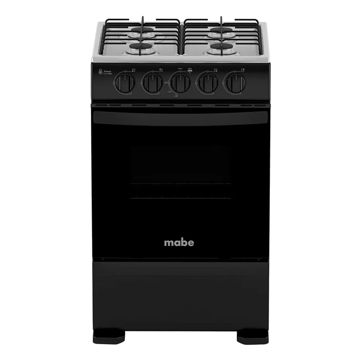 Cocina de Piso a Gas 51 cm Negra CMC5100NA1 Mabe