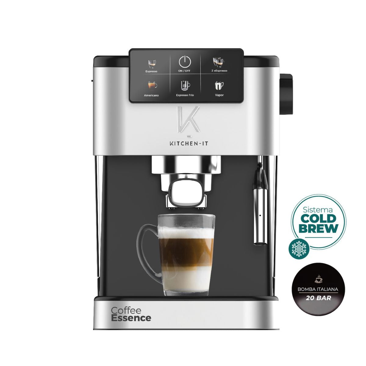 Cafetera Espresso Cool Shot 5 en 1 Kitchen It