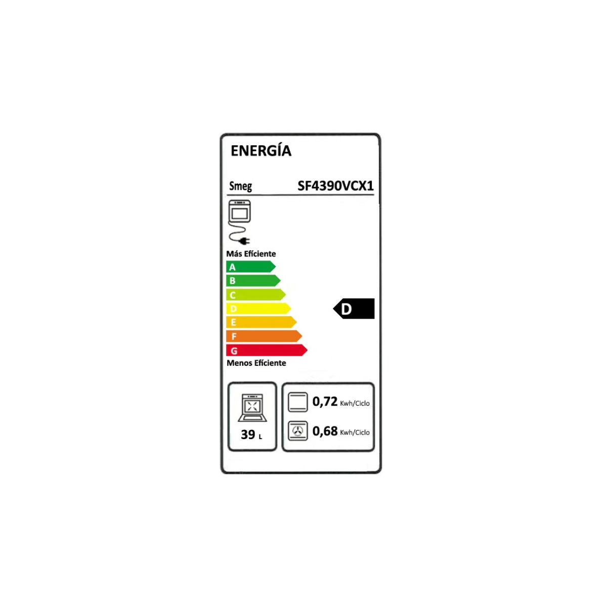 Horno a Vapor SF4390VX1 Smeg