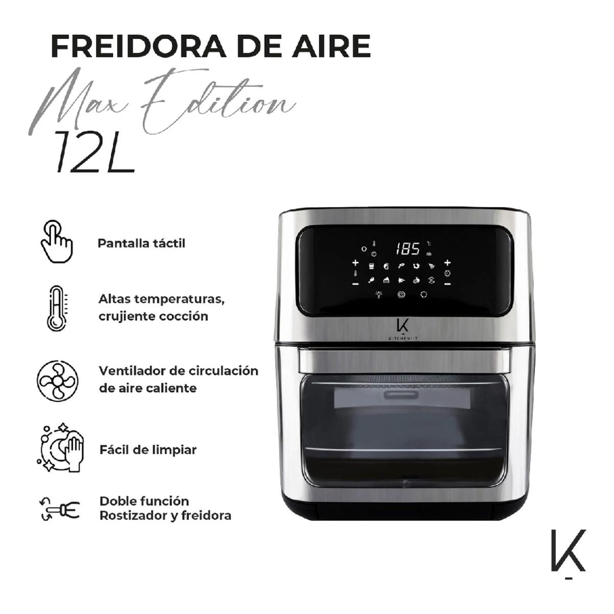 Freidora De Aire Max Edition 12L Kitchen It