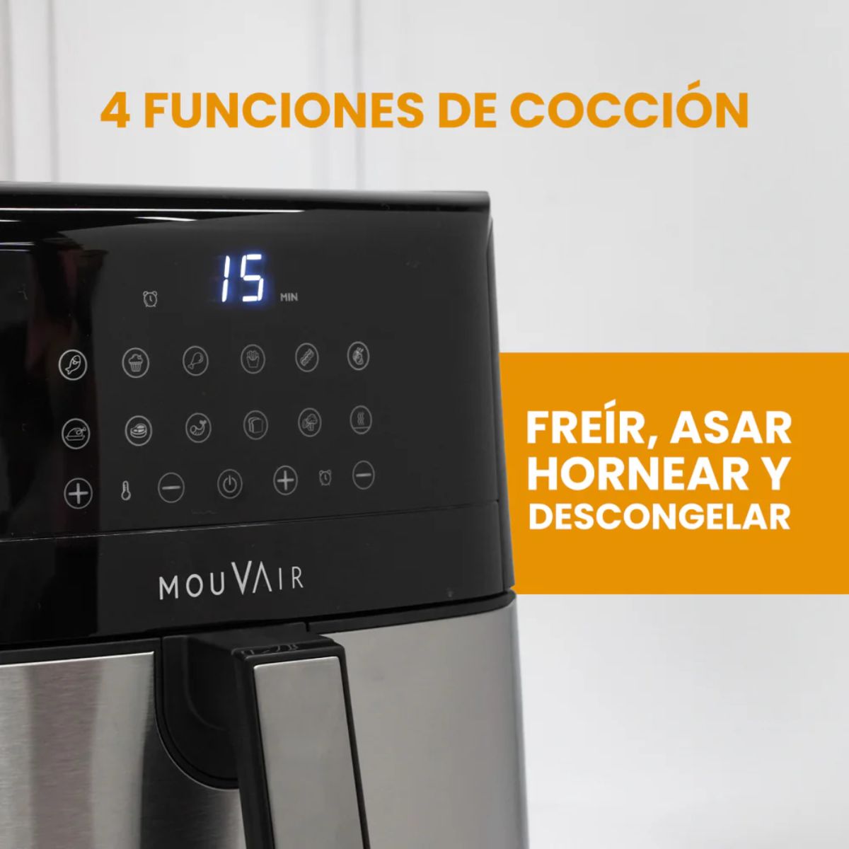 Freidora de Aire Gourmet 7 Lts Mouvair