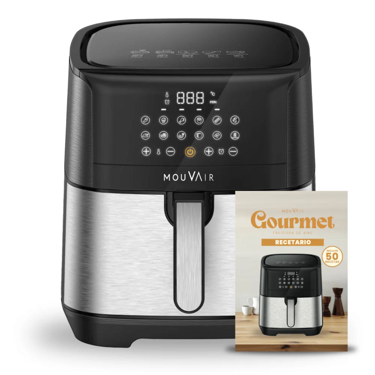 Freidora de Aire Gourmet 7 Lts Mouvair