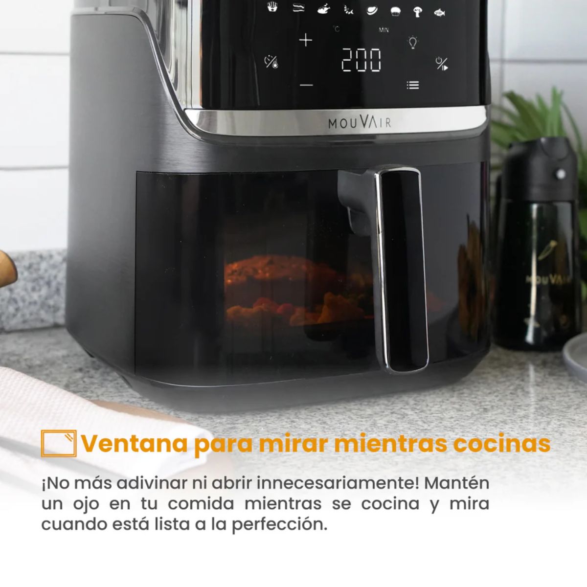 Freidora de Aire Supreme 7,6 Lts Mouvair