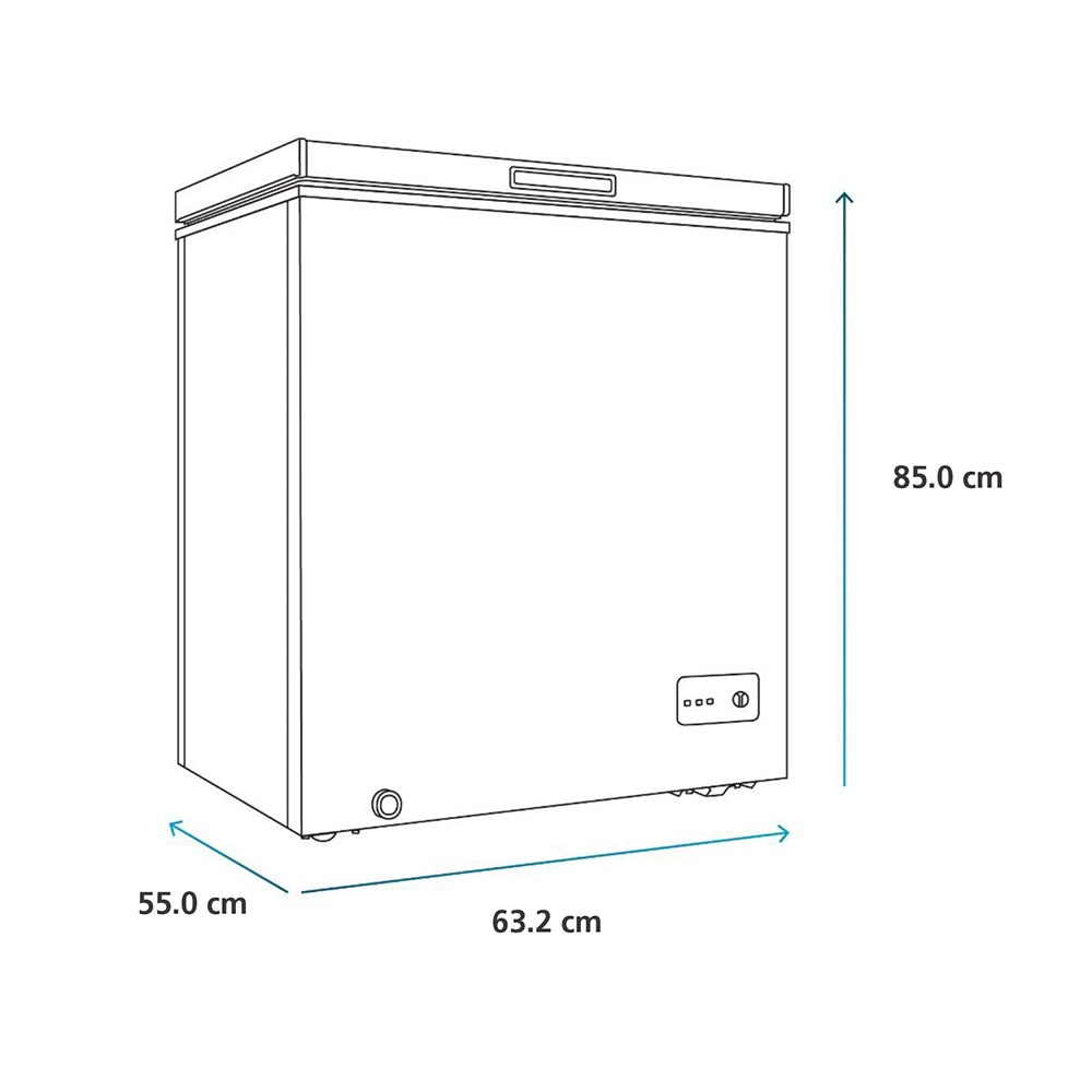 Freezer Horizontal 140 Lt Mabe