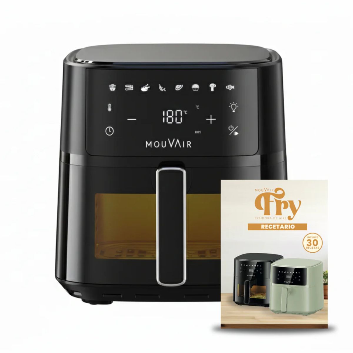 Freidora de Aire Clear Fry 6 Lts Mouvair