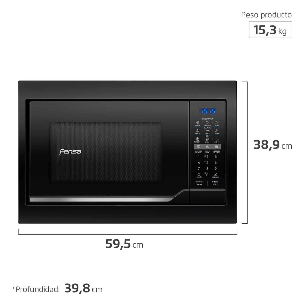 Microondas ME3EP Fensa