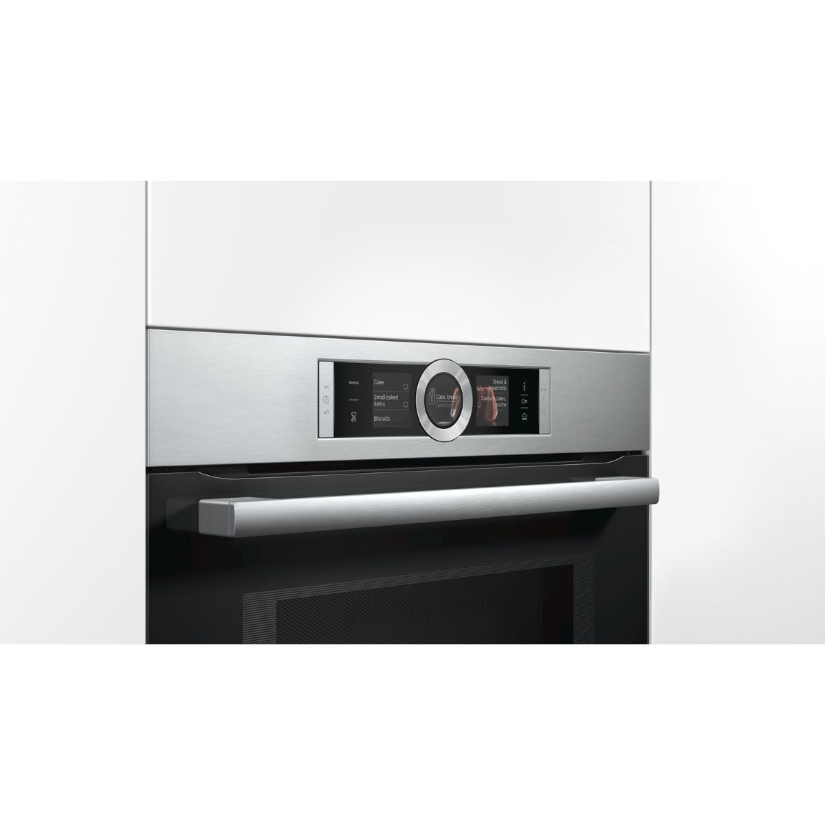 Horno con Microondas 60 cm 4D Hotair Vapor Serie 8 HNG6764S1 Bosch