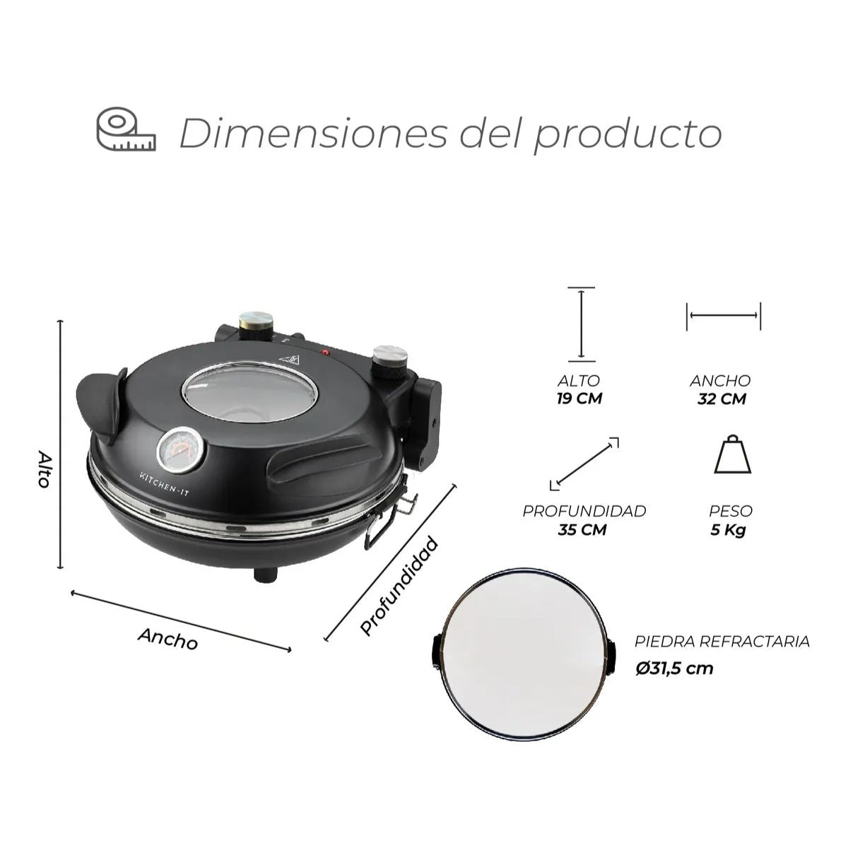 Horno Pizza A La Piedra 2.0 Kitchen It