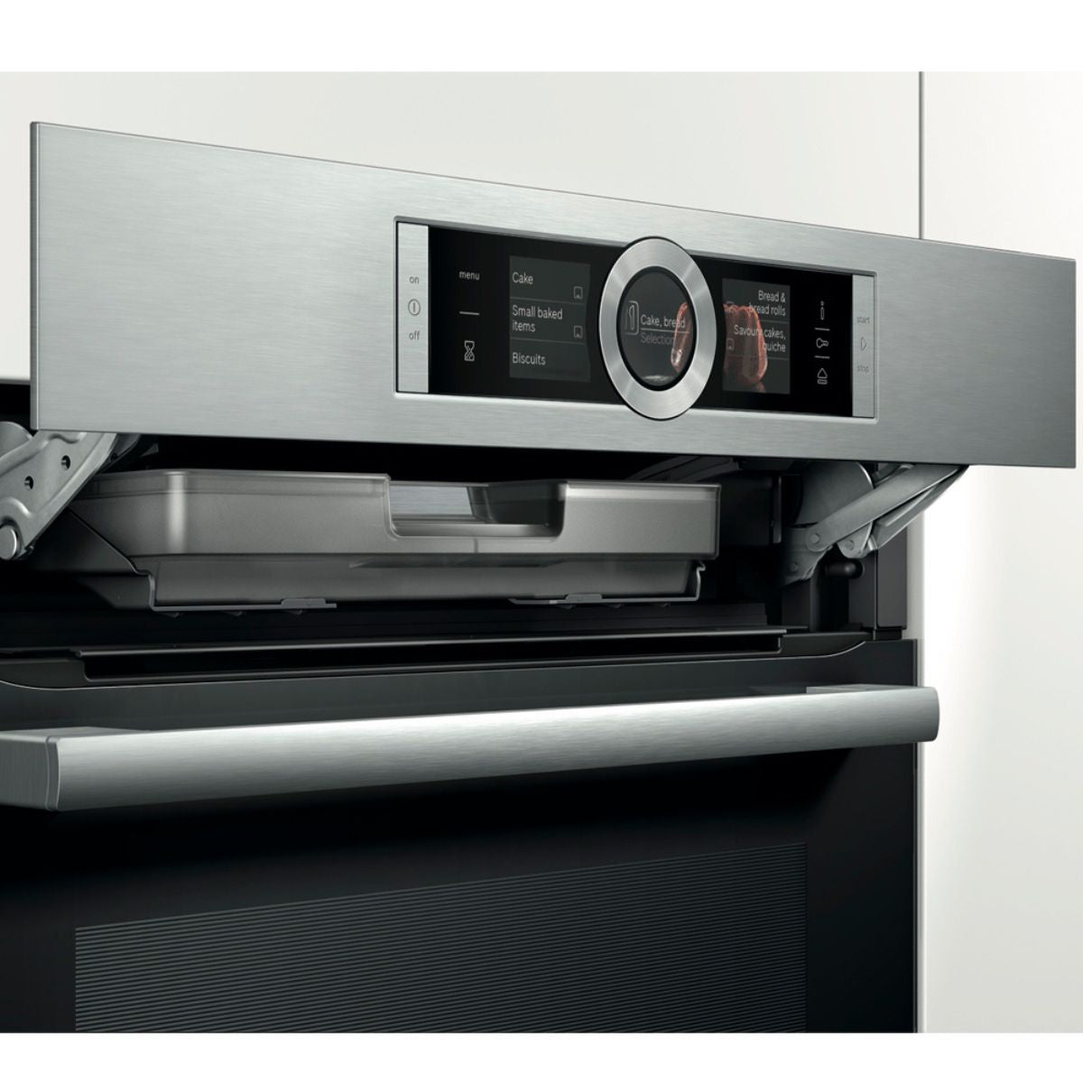 Horno a Vapor 60 cm HSG636BS1 Inox Serie 8 Bosch